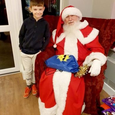 Santa brings cheer to Rotherham Hospice families