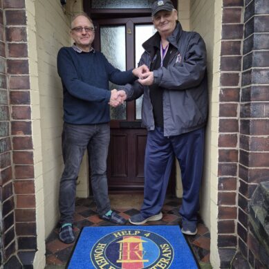 Homeless veterans’ charity makes a house their home